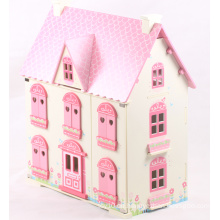 Klassisches rosa Puppenhaus